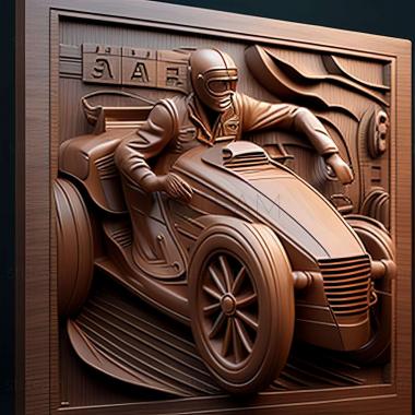 3D model Moscow Racer game (STL)